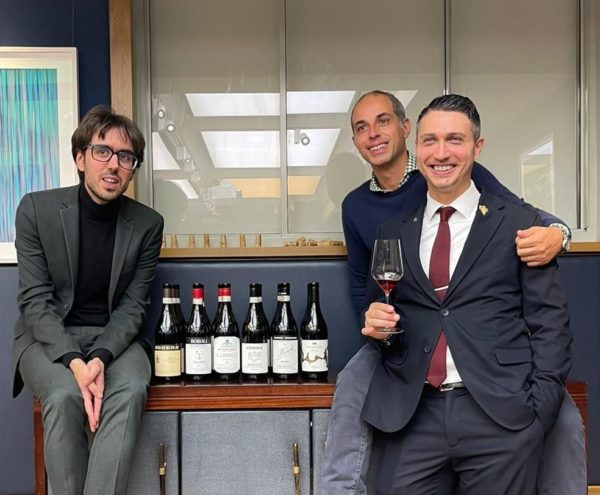 Sarmassa Tasting with the Barolo Boys, Federico Moccia, Nelson Pari and Gian luca Colombo - Tuesday 27th September